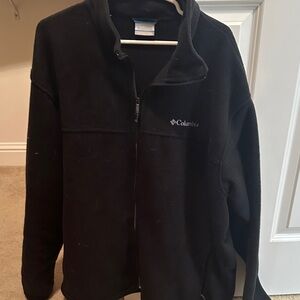 Columbia Black Full-Zip Fleece Jacket